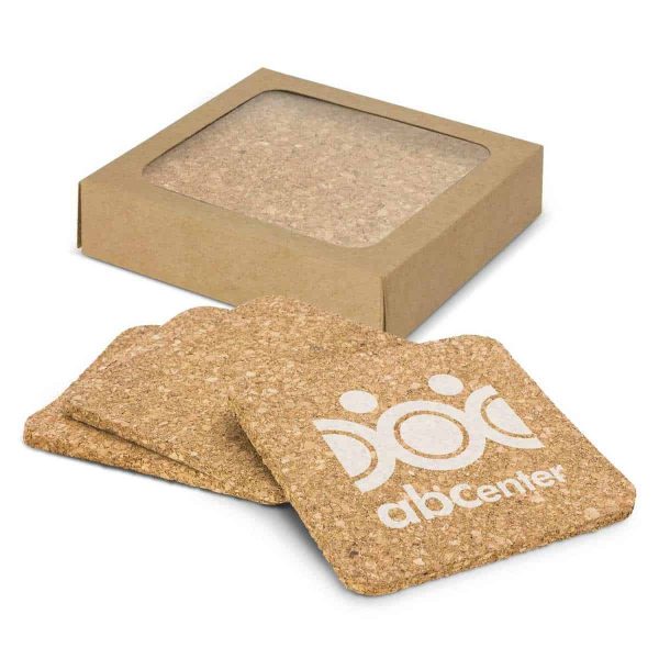 Oakridge Cork Coaster Square Set of 4 TC-113034