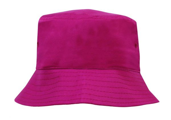 Breathable Poly Twill Infants Bucket Hat. HW-3938 - Image 5