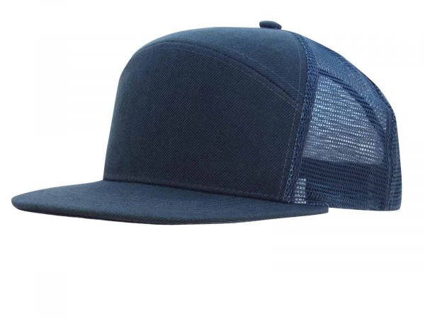 Premuim American Twill A Frame Cap with Mesh Back. HW-4154 - Image 5