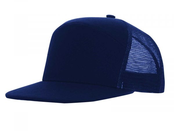 Premuim American Twill A Frame Cap with Mesh Back. HW-4154 - Image 2