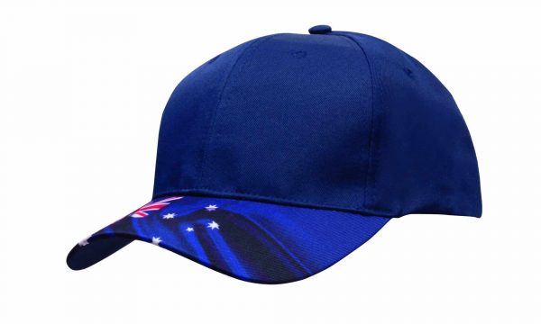 Breathable Poly Twill Waving Flag Cap. HW-4190 - Image 2