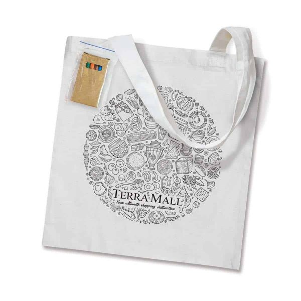 Sonnet Colouring Tote Bag. TC-113012