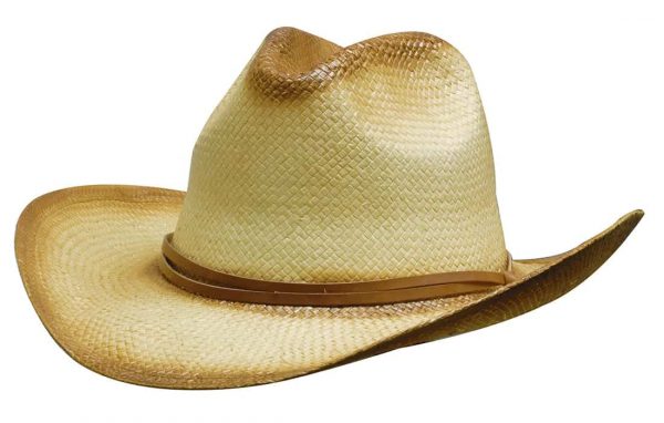 Sprayed Cowboy Straw Hat. HW-4282