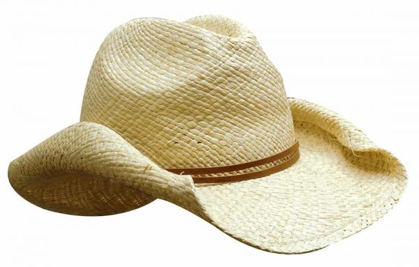 Ladies Cowboy Straw Hat. HW-4283