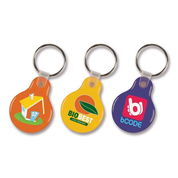 Flexi Resin Key Ring - Round TC-104337